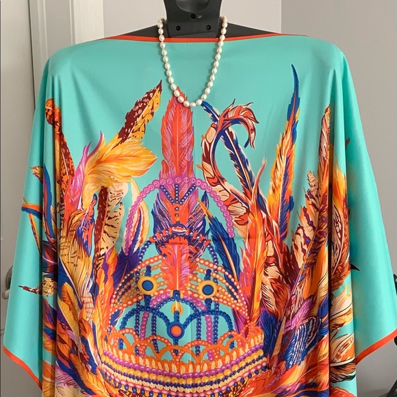 Kaftan Silk NEW - Picture 2 of 2